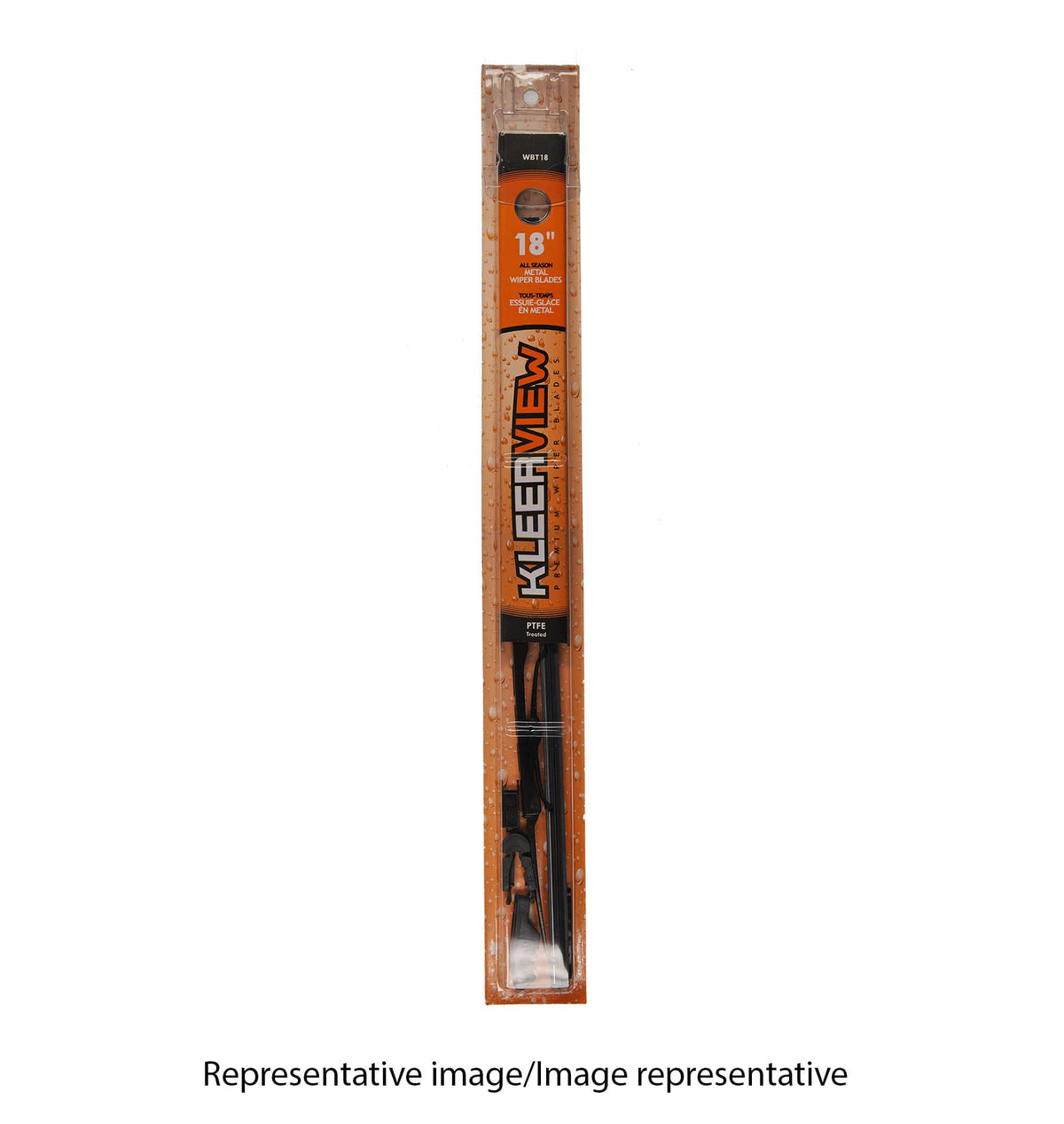 19" KLEERVIEW ALL SEASON PTFE TREATED METAL WIPER BLADE