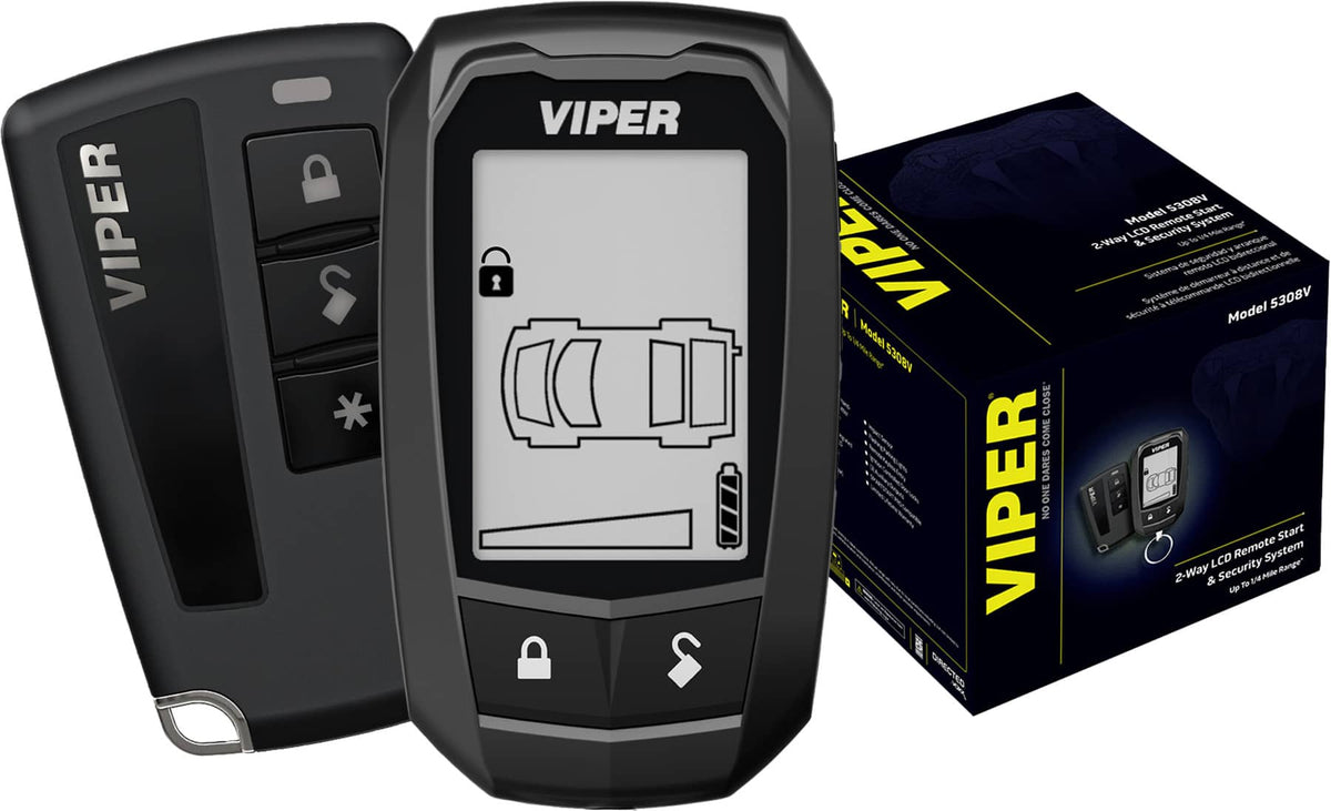 2-WAY LCD REMOTE START & SECURITY  SYSTEM UP TO 1/4 MILE RANGE