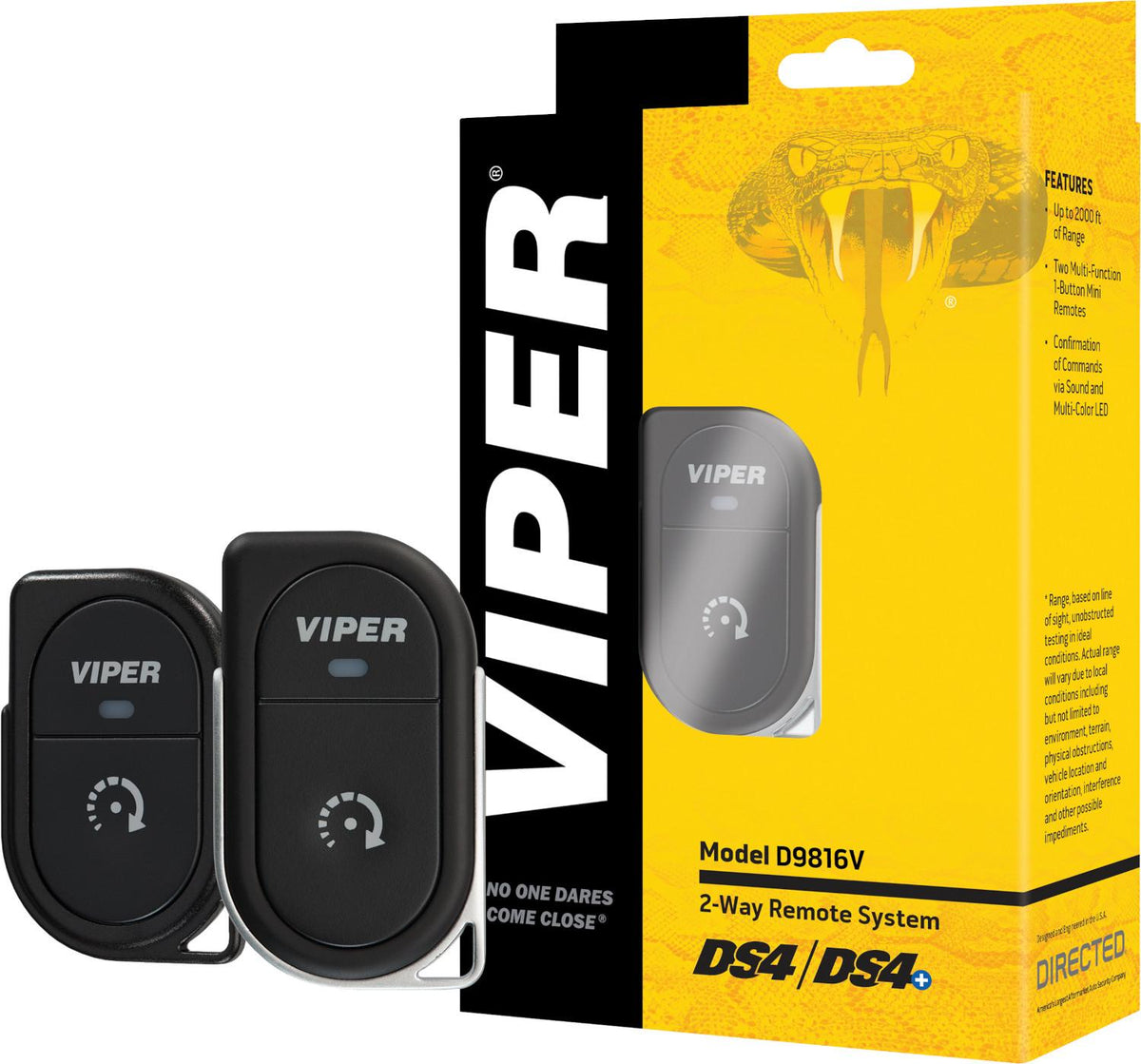 VIPER D9816V 2-WAY 1-BTN  RF KIT 1 MILE