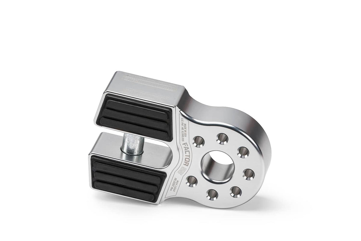 FLATLINK WINCH SHACKLE MOUNT - SILVER