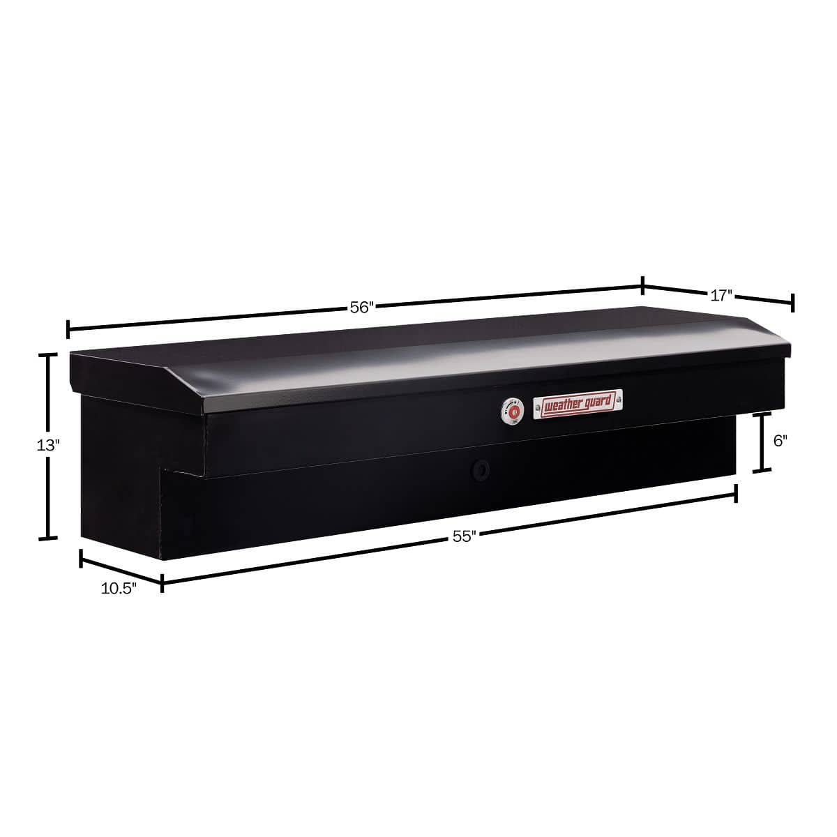 LO-SIDE BOX 56" GLOSS BLACK