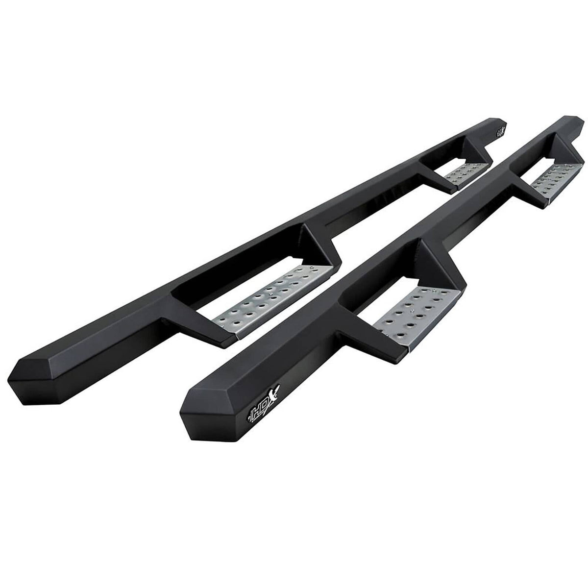 HDX STAINLESS DROP NERF STEP BARS 04-18 GM 1500/01-19 HD CREW CAB