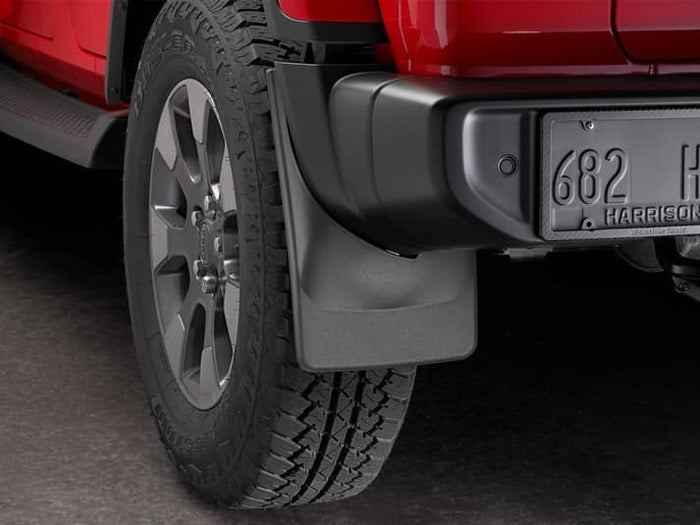 REAR MUD FLAPS 18-26 WRANGLER JL W/SAFETY GROUP PACKAGE