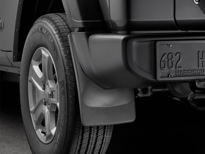 REAR MUD FLAPS 18-26 WRANGLER JL (EXC RUBICON)