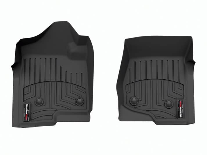 FRONT FLOOR LINERS 08-14 GM EXTENDED/CREW CAB W/VINYL FLOOR