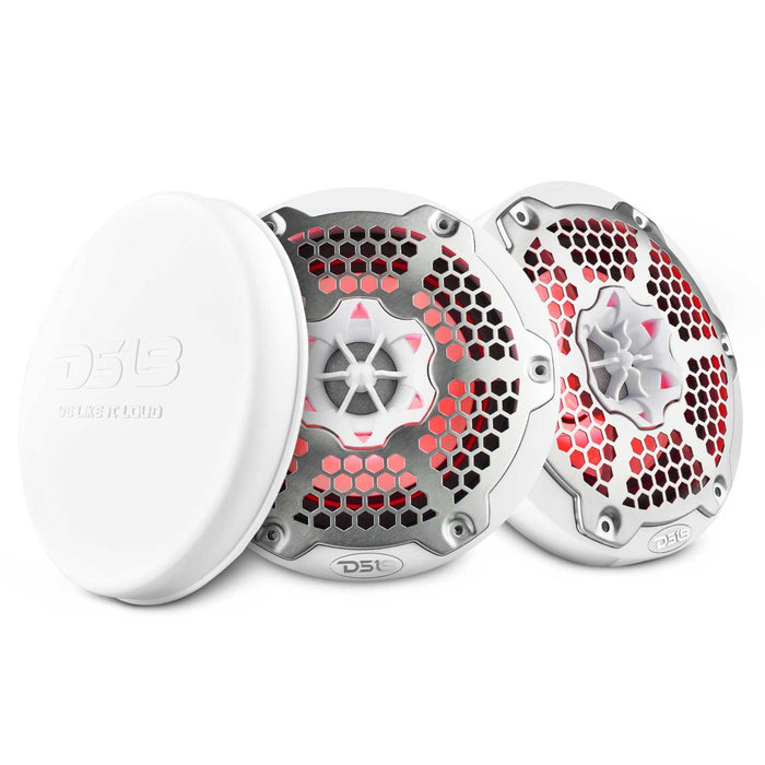6.5" SPEAKERS| 2-WAY | 100 WATTS RMS | 4 OHM | WHITE | WITH COVERS