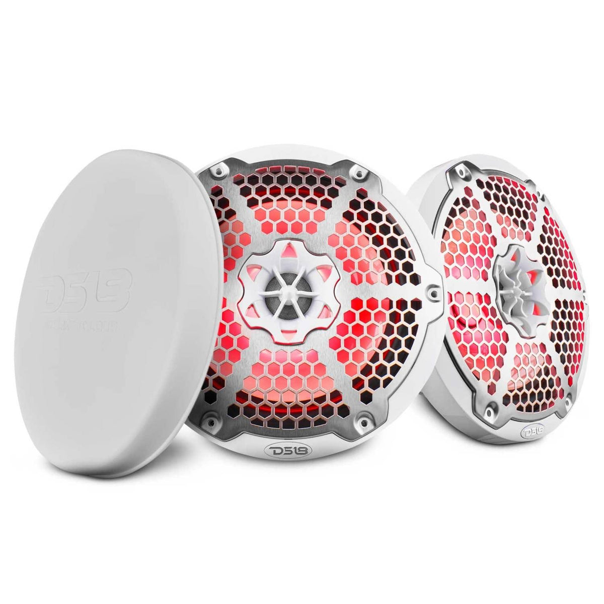 8" SPEAKERS | 2-WAY | 125 WATTS RMS | 4 OHM | WHITE | WITH COVERS
