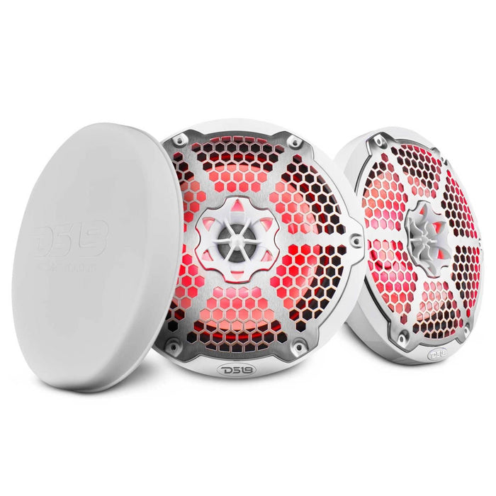 8" SPEAKERS | 2-WAY | 125 WATTS RMS | 4 OHM | WHITE | WITH COVERS