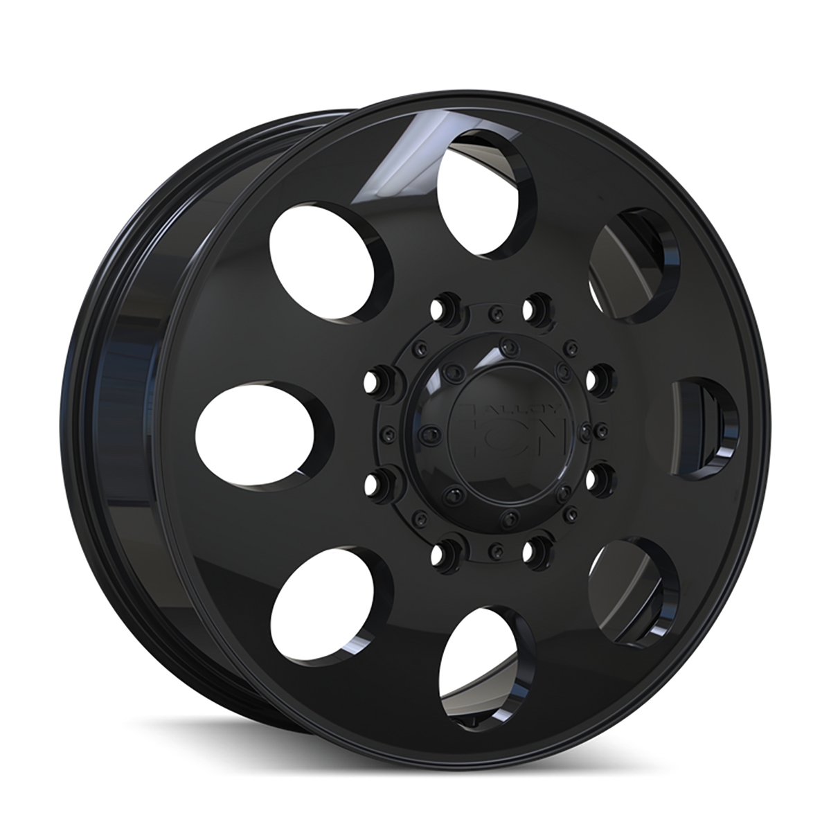 ION 167 DUALLY FRONT GLOSS BLACK 20X8.25 8-200 142 CB +115MM