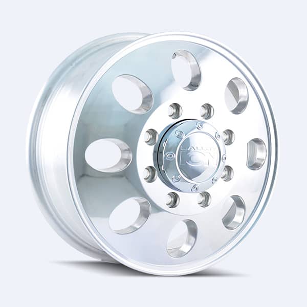 ION 167 POLISHED FRONT DUALLY 16X6 8-165.1 130.1 CB +102MM