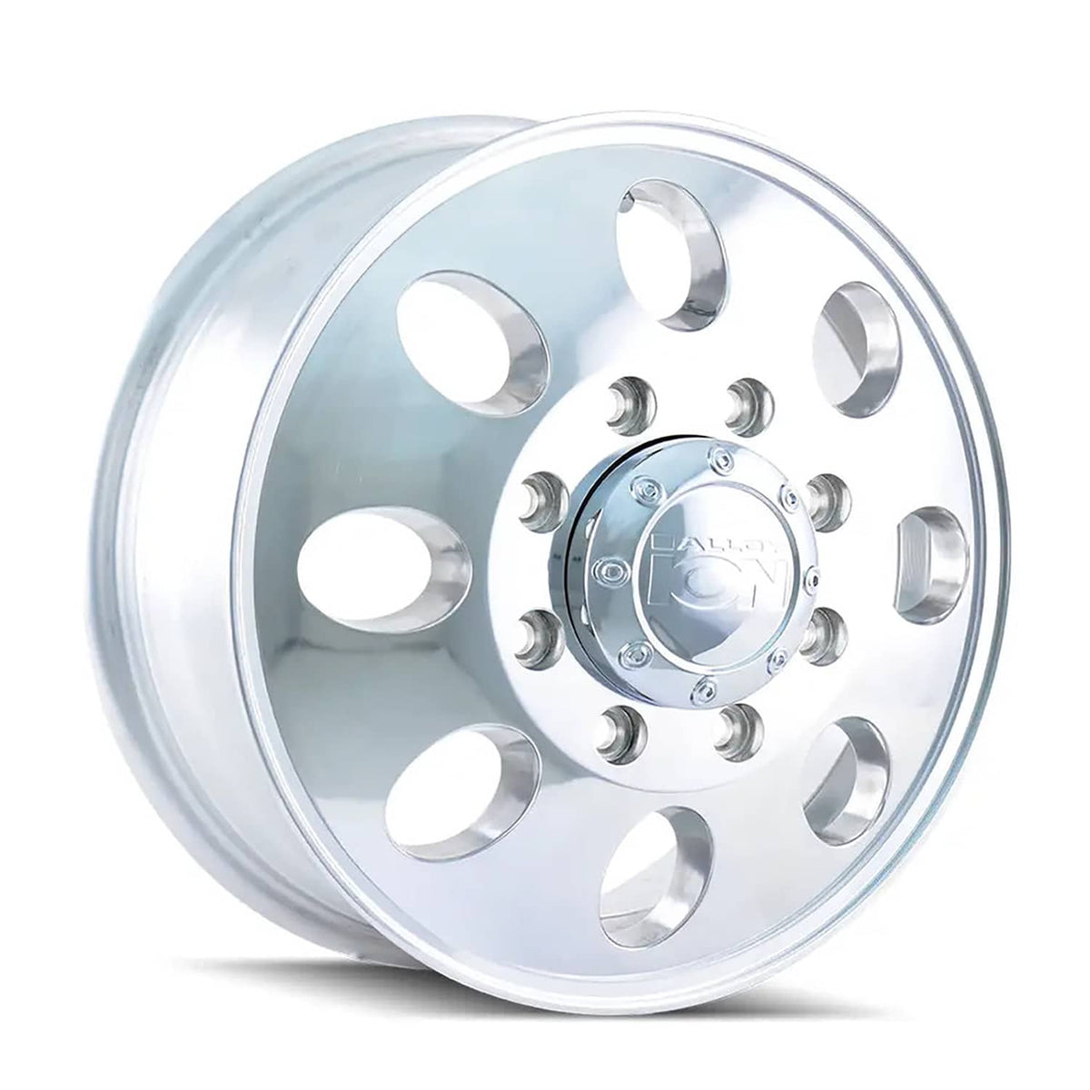 ION 167 DUALLY FRONT POLISHED 17X6.5 8-210 154.2 CB +125MM