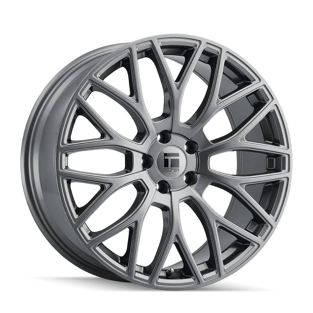 TR76 3276 GLOSS GRAPHITE 20X8.5 5-114.3 72.6 CB +35MM