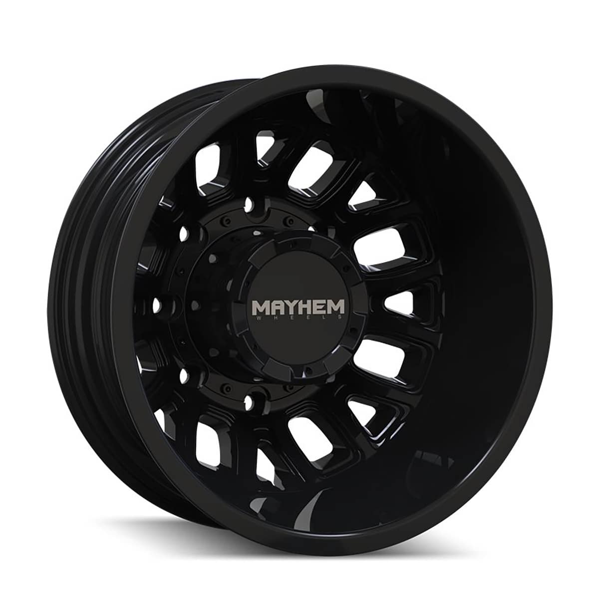 8107D COGENT DUALLY REAR GLOSS BLACK 17X6.5 8-165.1 121.3 CB -142MM