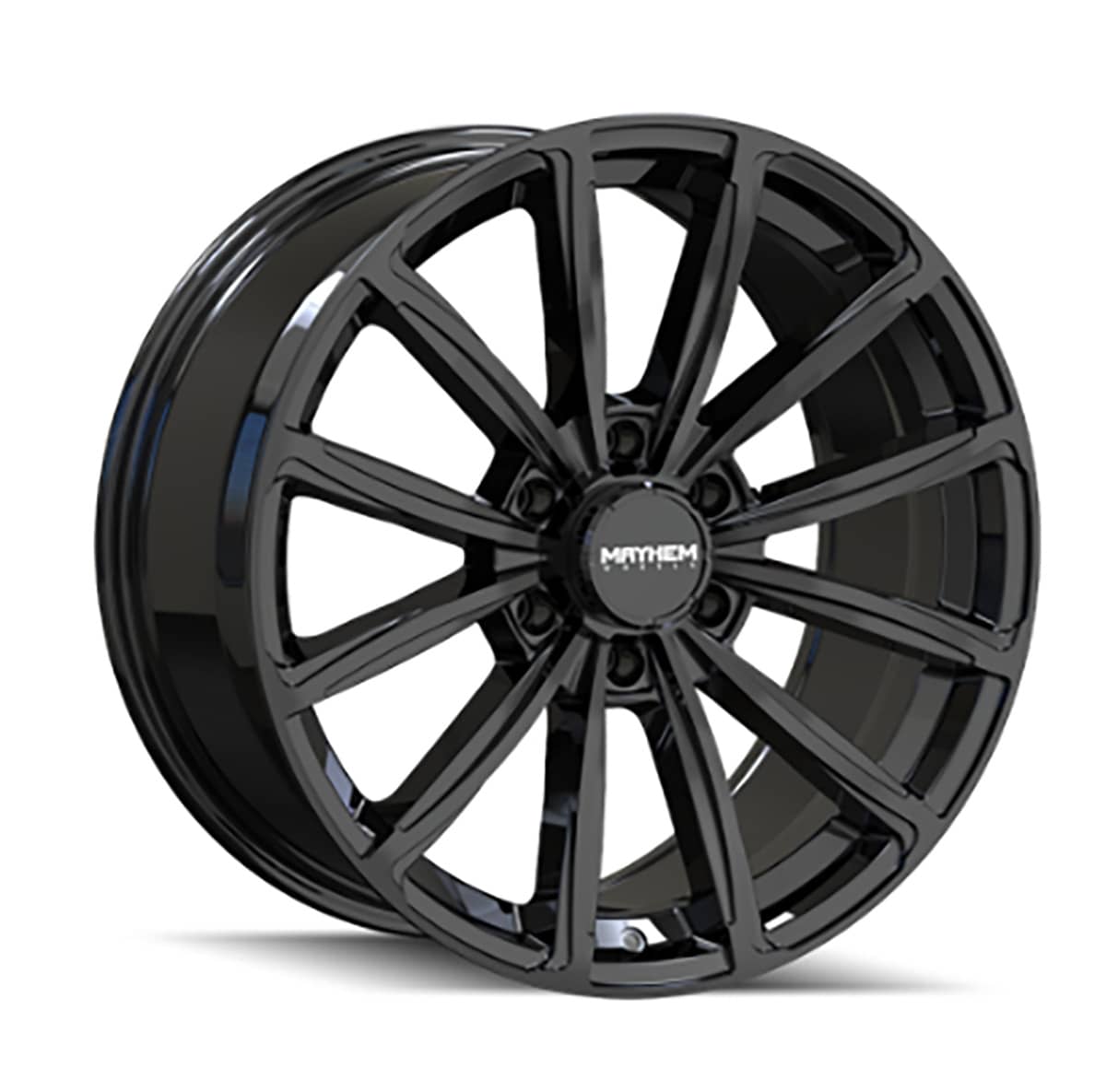 8122 BLIZZARD GLOSS BLACK 18X9 8-170 125.2 CB +25MM