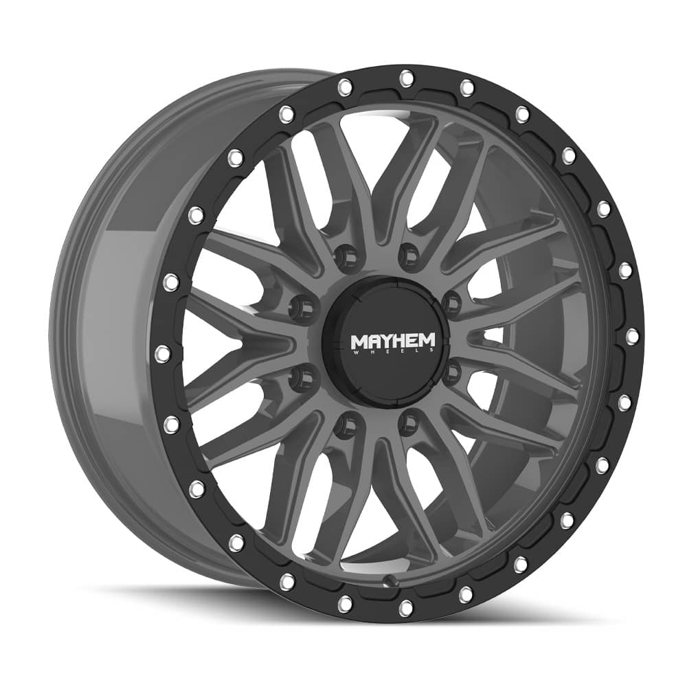 MAYHEM VECTOR 8310 MATTE GUNMETAL BLACK LIP 20X9 8-170 CB 125.2 +18MM