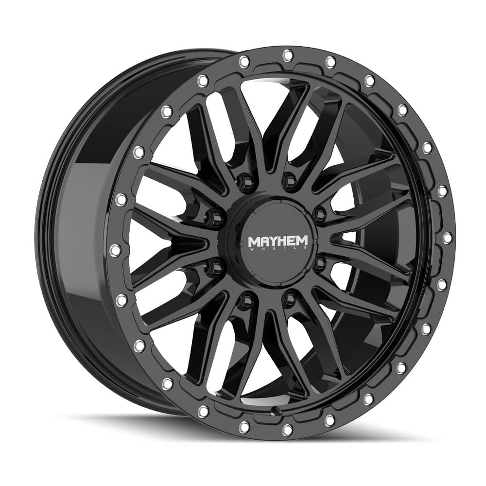 MAYHEM VECTOR 8310 GLOSS BLACK 20X9 8-165.1 CB 125.2 +18MM