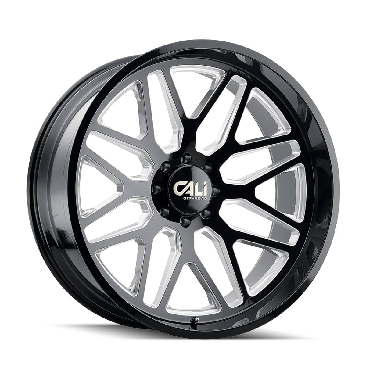 INVADER 9115 GLOSS BLACK MILLED 20X10 8-170 CB 125.2MM -25MM