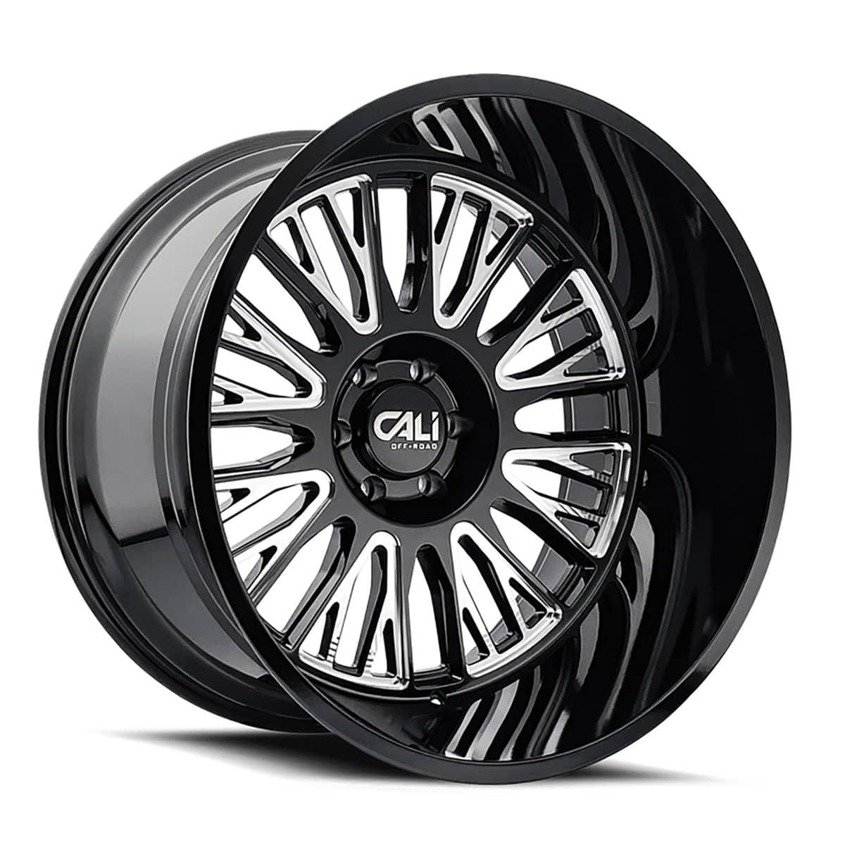 VERTEX 9116 BLACK MILLED 20X10 6-139.7  CB 106MM -25MM
