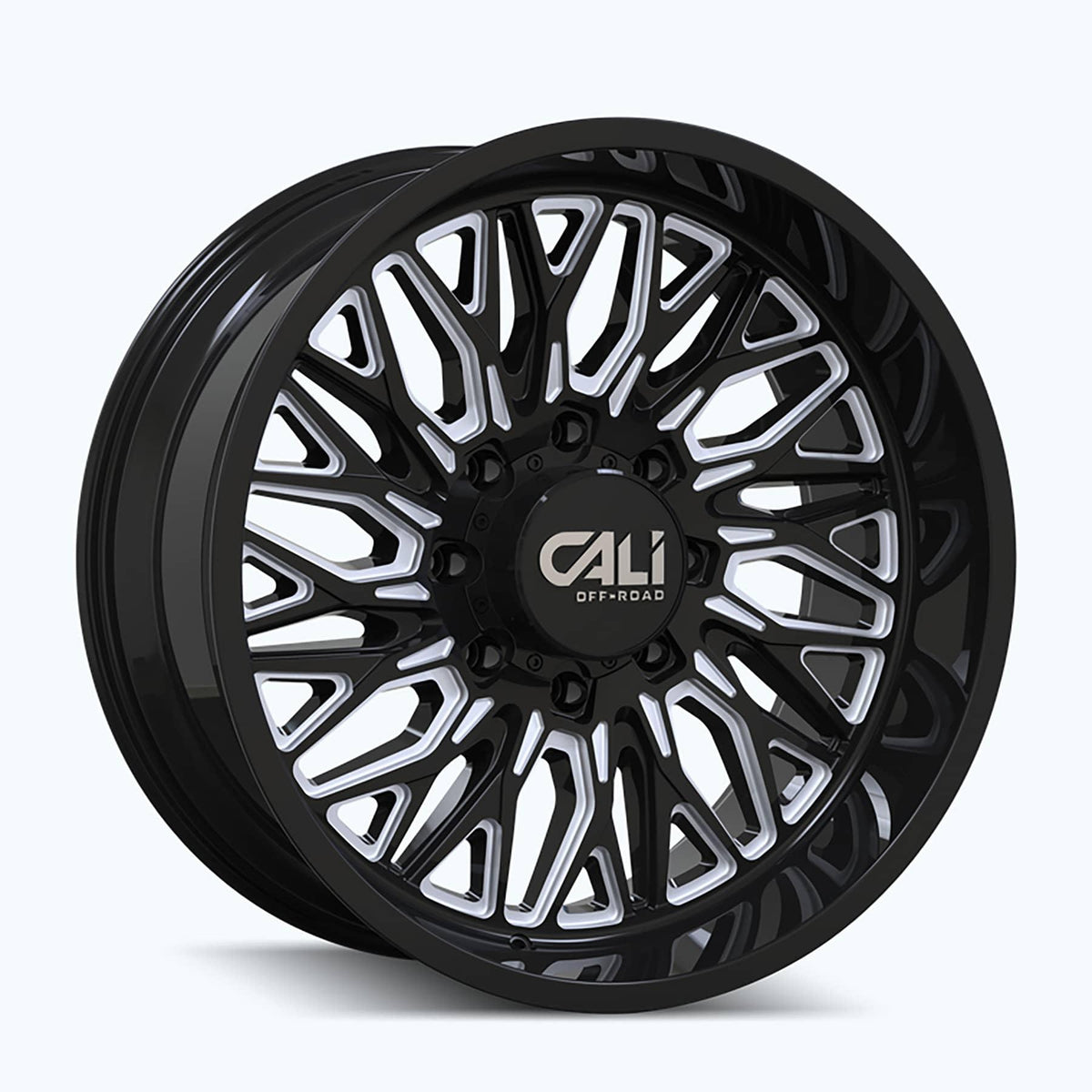 CRUSHER 9118 GLOSS BLACK MILLED 22X10 8-170 125.2 CB -19MM