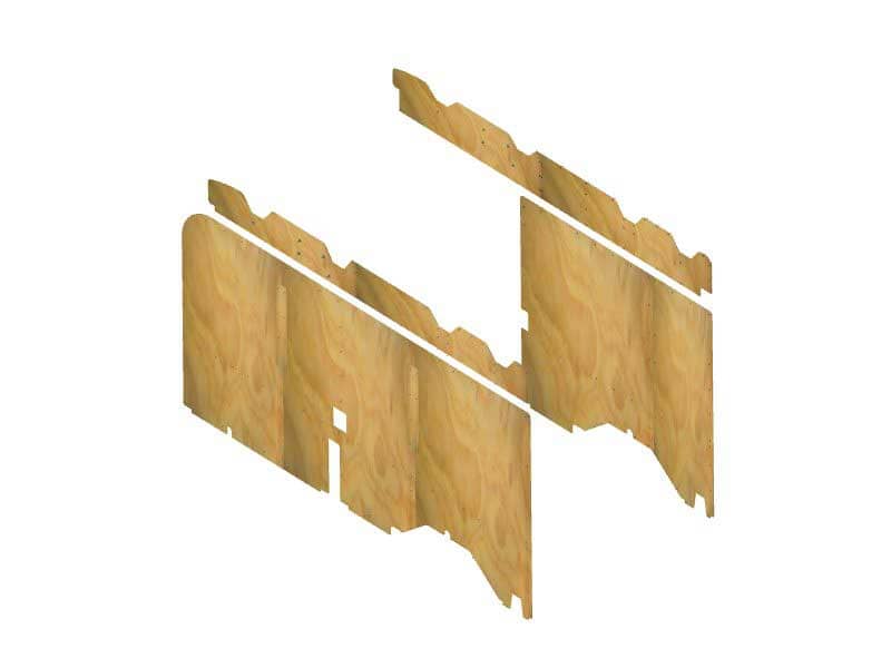 PLYWOOD WALL LINER KIT 15-25 TRANSIT HIGH ROOF 148"