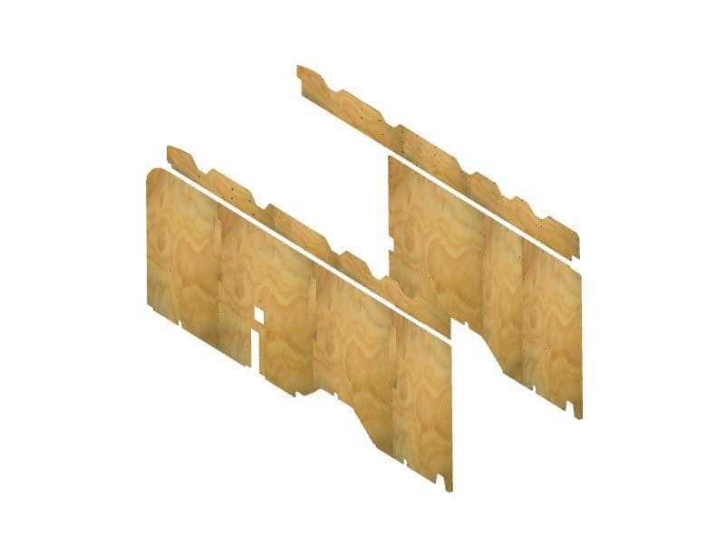 PLYWOOD WALL LINER KIT 15-25 TRANSIT HIGH ROOF 148"