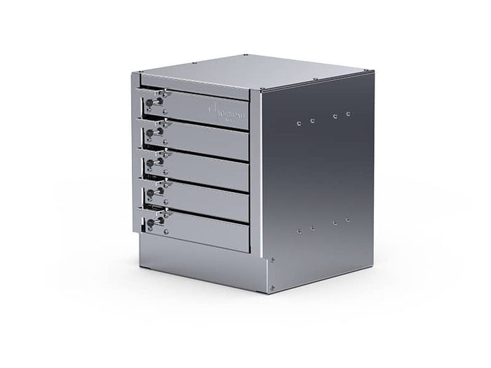 COMPACT 5 DRAWER UNIT 11-7/8"L 12-1/8"D 13-5/8"H