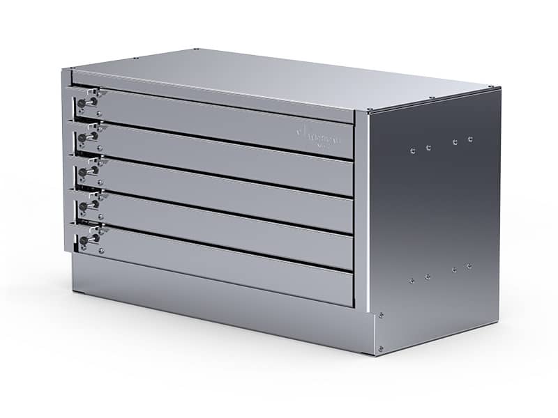 COMPACT 5 DRAWER UNIT 23-7/8"L 12-1/8"D 13-5/8"H