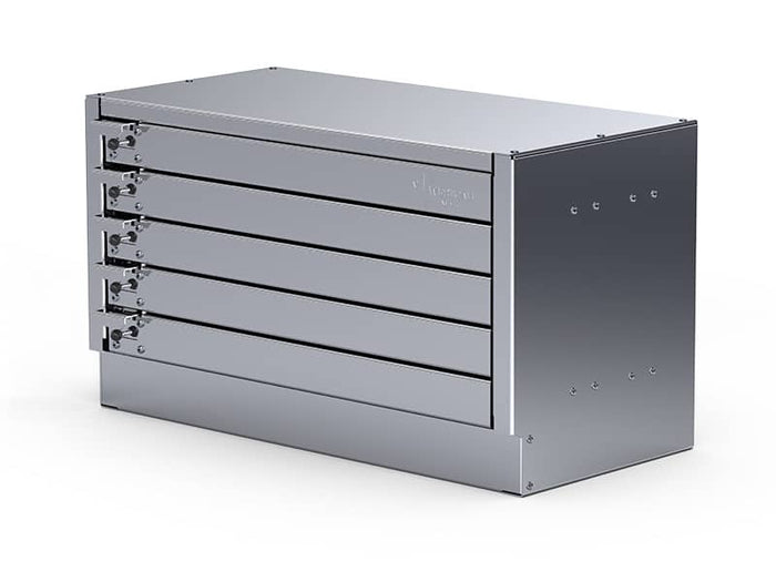 COMPACT 5 DRAWER UNIT 23-7/8"L 12-1/8"D 13-5/8"H