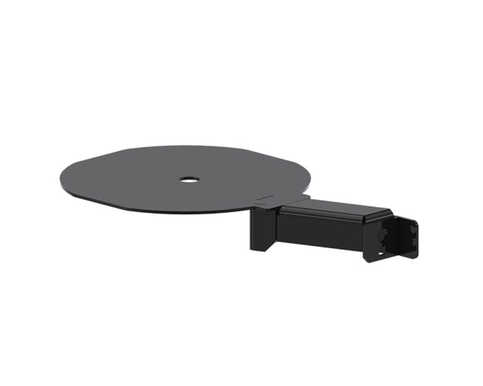 IRON BACK UTILITY BRACKET 10.5" ROUND DRIVER SIDE