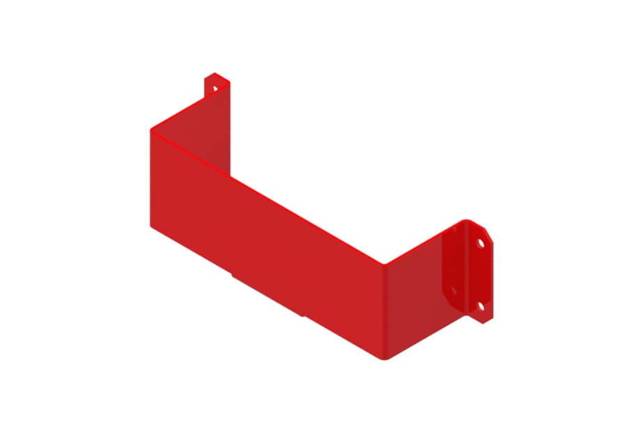 LEVEL 1 MEDICAL KIT HOLDER-RED 10-1/2"L 3-1/8"D 3-1/8"H