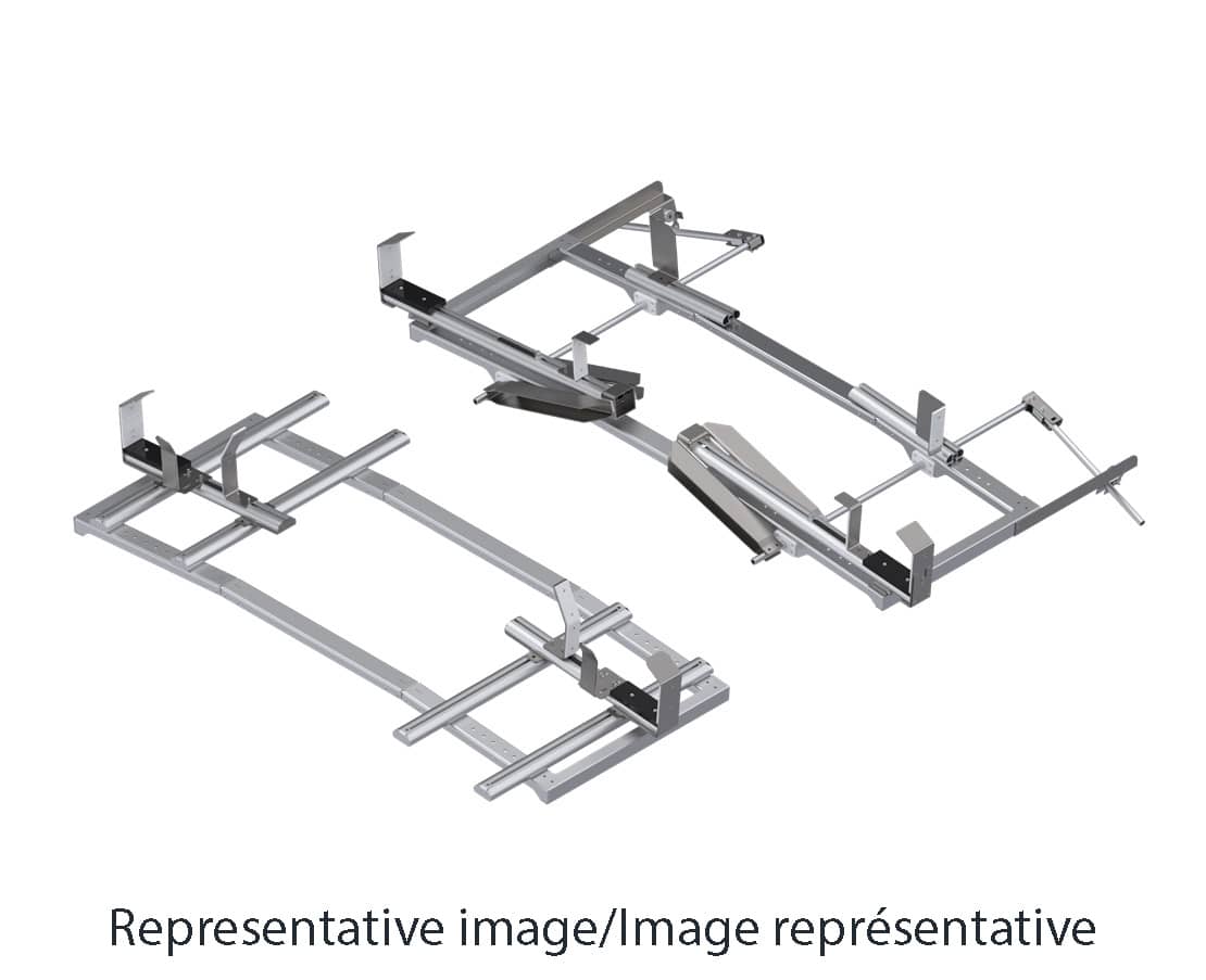 DOUBLE DROP DOWN LADDER RACK