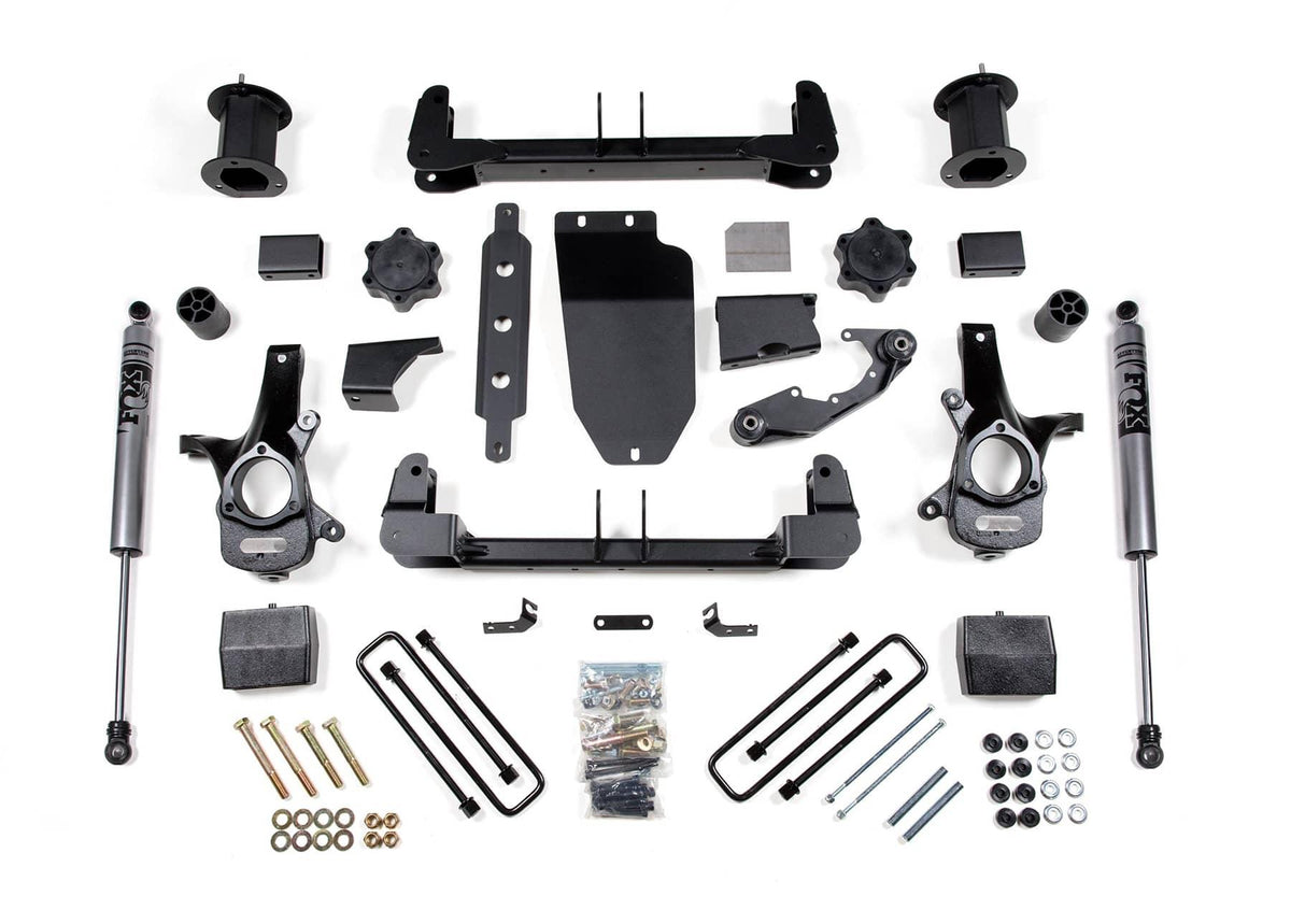 6.5" LIFT KIT W/ SPACER 14-18 GM 1500 W/ ALUMINUM/STAMPED STEEL UCA