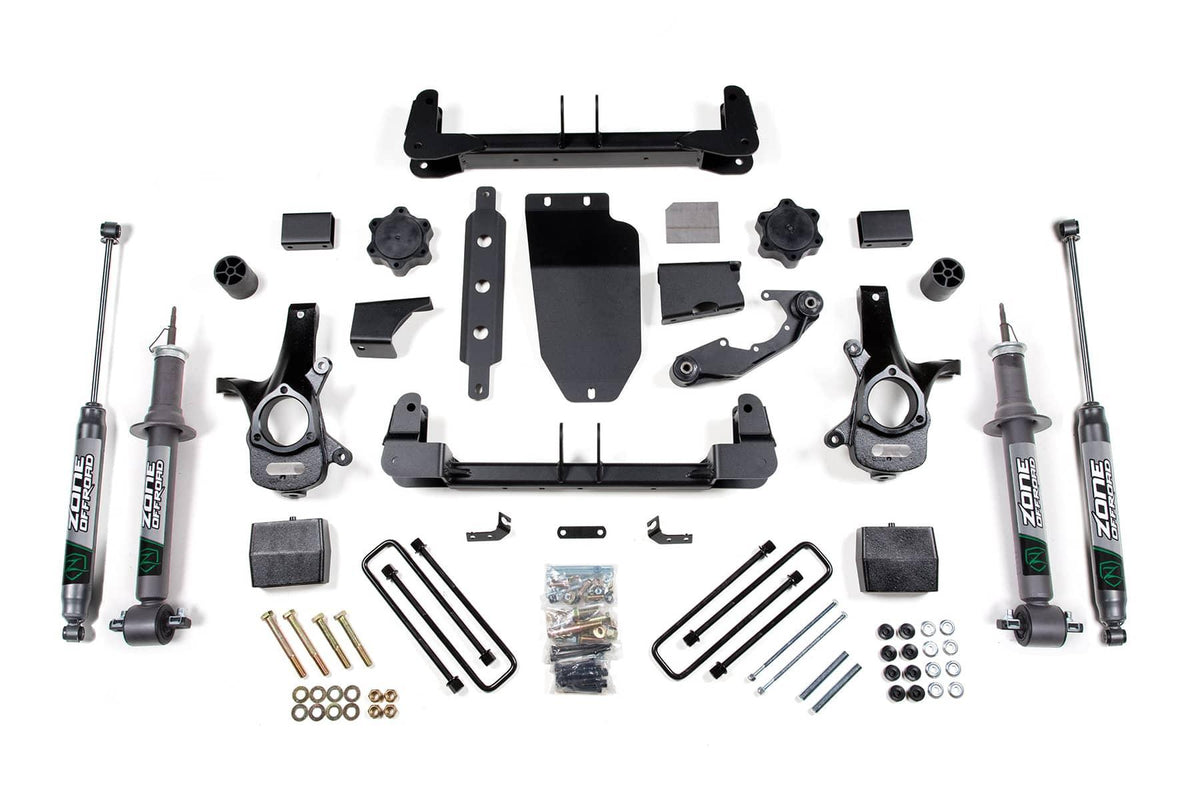 6.5" LIFT KIT W/ FOX 2.0 STRUTS & SHOCKS 14-18 GM 1500 W/ CAST STEEL