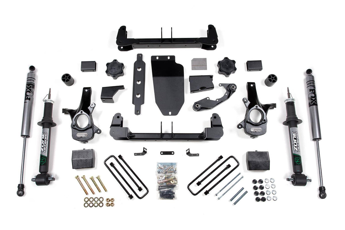 6.5" STRUT LIFT KIT FOX 2.0 REAR SHOCKS 14-18 GM 1500 W/ ALUM/STAMPED UCA