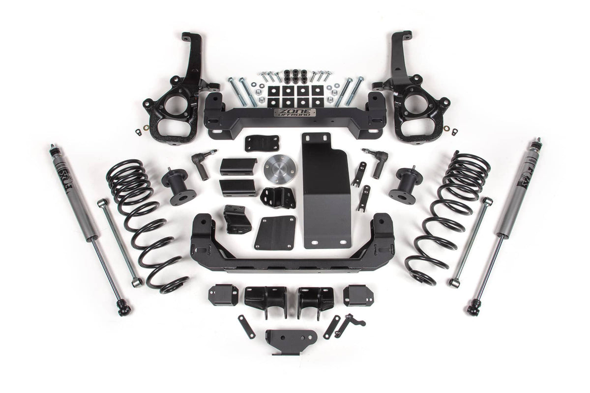 4" LIFT KIT LARGE BORE KNUCKLE W/ FOX 2.0 SHOCKS 25-26 RAM 1500