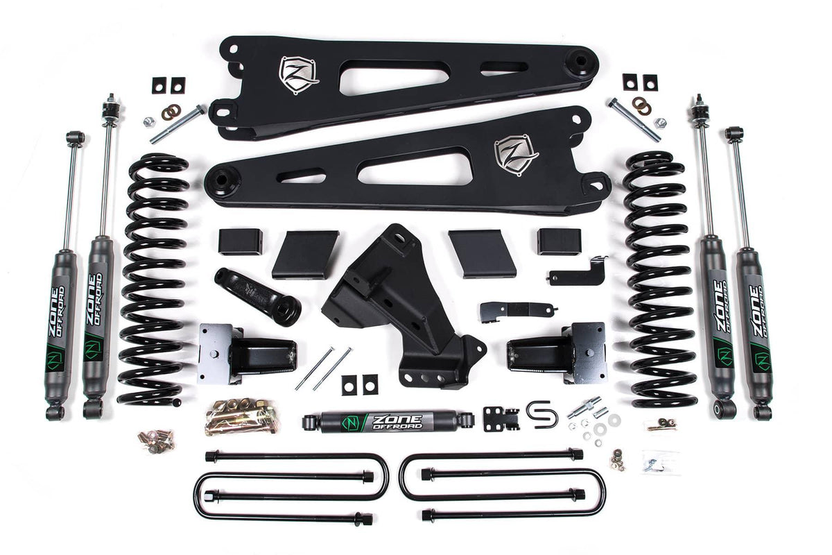 7" RADIUS ARM LIFT KIT W/ NITRO SHOCKS 23-26 S/DUTY