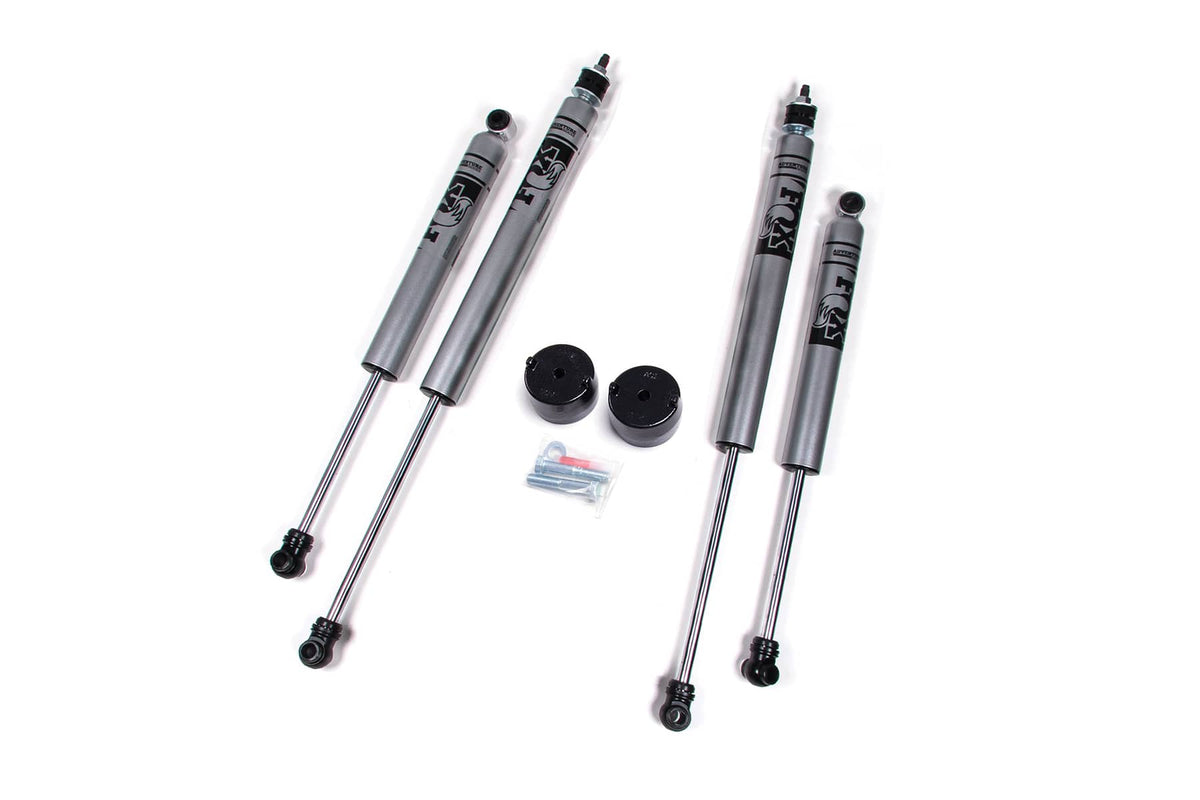 2" LEVELING KIT W/ FOX 2.0 SHOCKS 05-16 S/DUTY